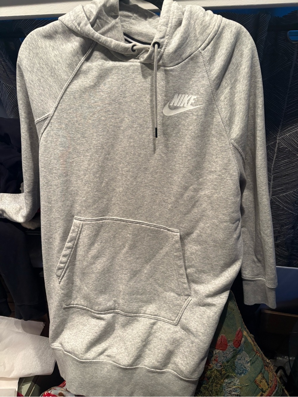 Nike Light Gray  Pullover Hoodie Men’s M